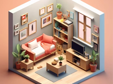 3D design & complete interior execution