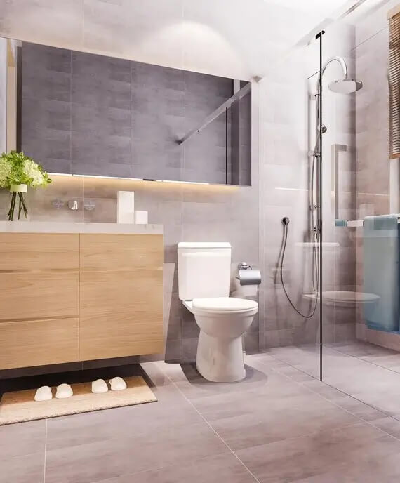 Complete bathroom interior design in Bangladesh