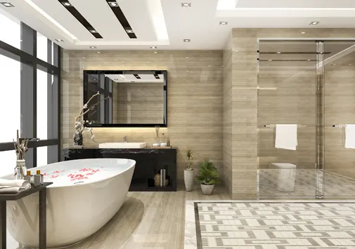 Duplex bathroom interior design