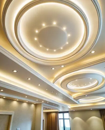 Gypsum false ceiling design service